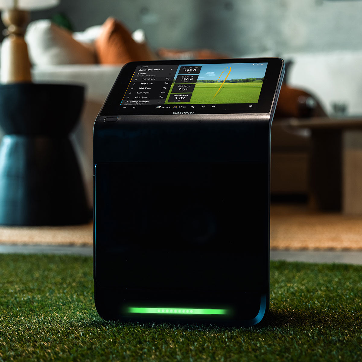 Garmin Approach R50 (Certified Pre-Owned) with PlayBetter SimStudio™ COMPLETE Package | Golf Simulator Studio with Impact Screen, Enclosure, Side Barriers, Hitting/Putting Mats, Projector & Wireless HDMI Transmitter