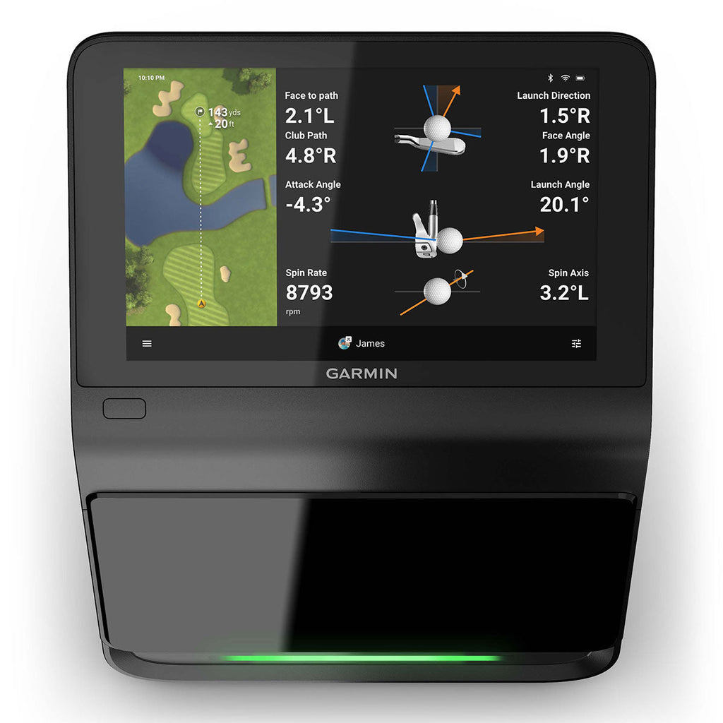 Garmin Approach R50 with PlayBetter SimStudio™ ESSENTIALS Package | Golf Simulator Studio with Impact Screen, Enclosure, Hitting Mat & Projector