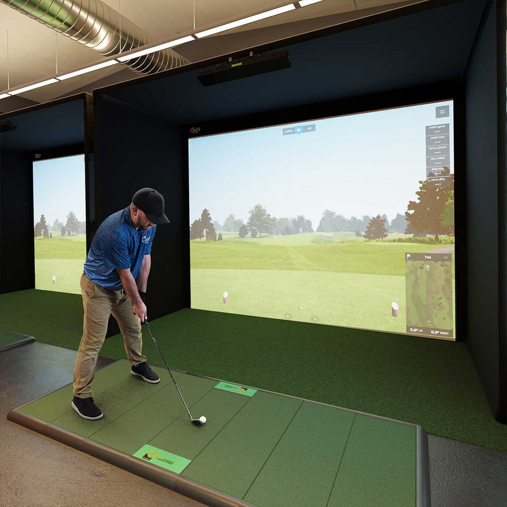 Foresight GCQuad Golf Launch Monitor with Carl's Place Pro Enclosure Home Golf Studio Package