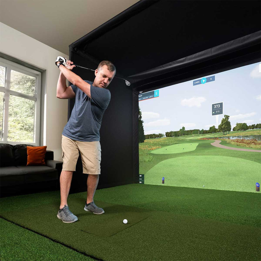 Foresight GCQuad Golf Launch Monitor with Carl's Place Pro Enclosure Home Golf Studio Package