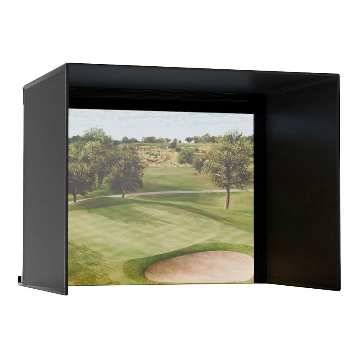 Uneekor EYE XO2 with PlayBetter SimStudio™ OVERHEAD Premium Home Golf Studio Package with Carl's Place Pro Enclosure
