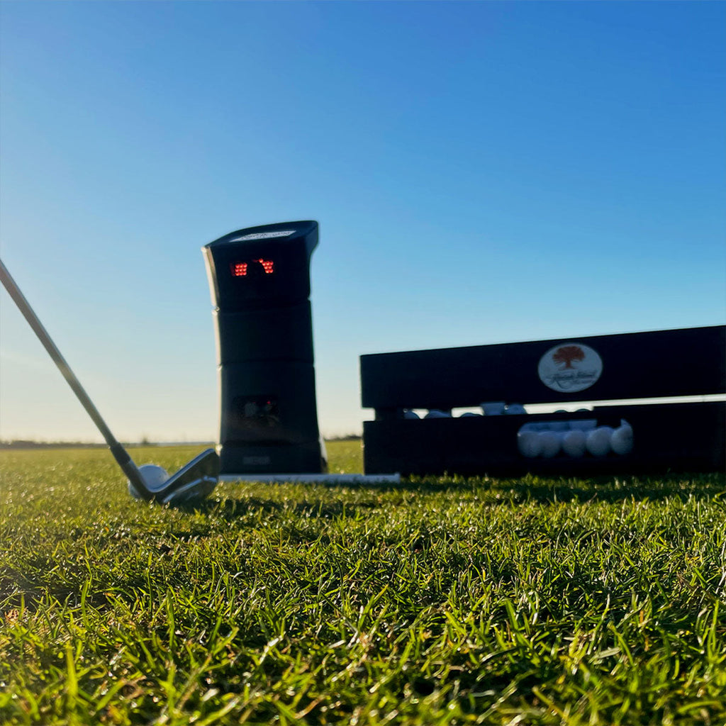 Uneekor EYE MINI with PlayBetter SimStudio™ COMPLETE Package | Golf Simulator Studio with Impact Screen, Enclosure, Side Barriers, Hitting/Putting Mats & Projector