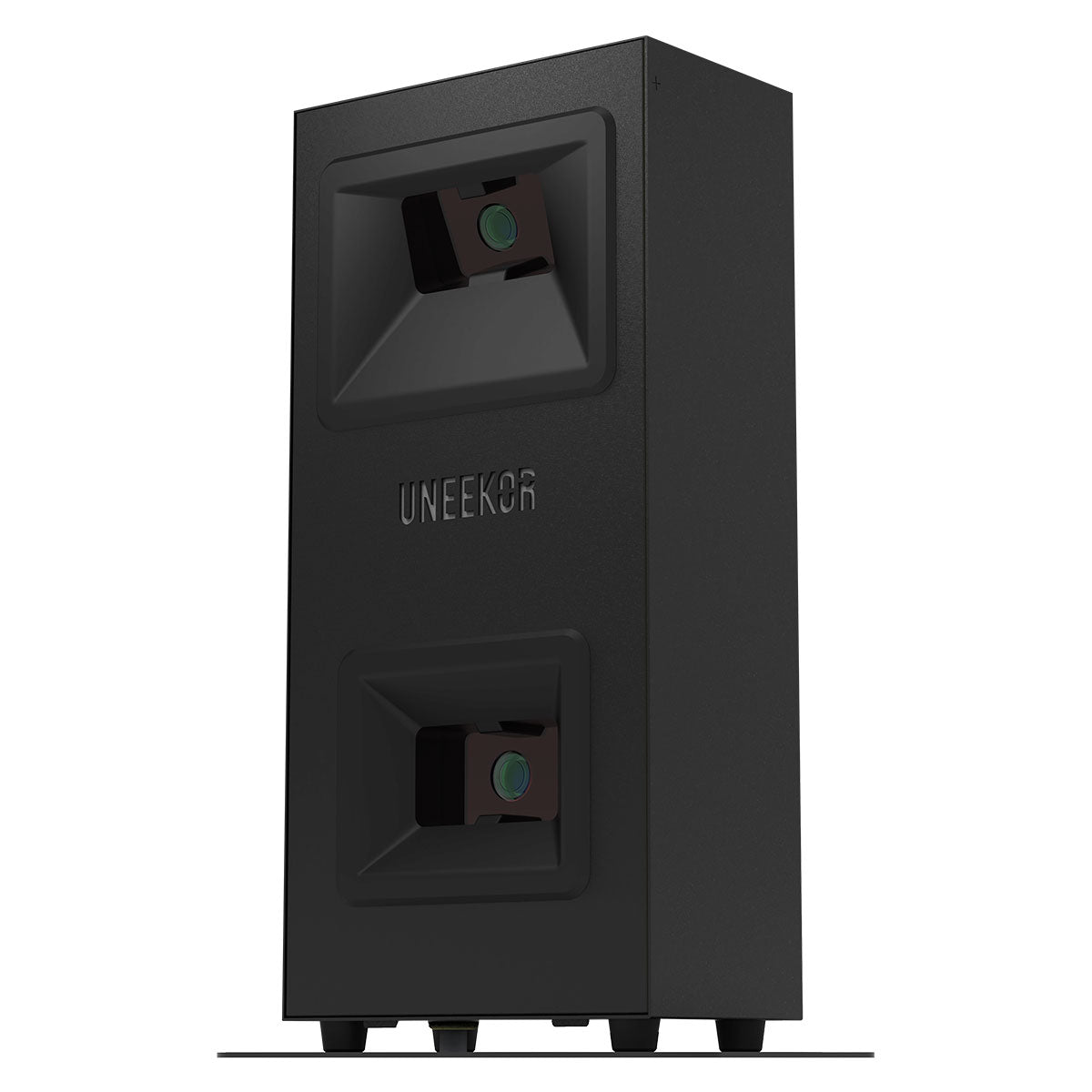 Uneekor EYE MINI LITE SportScreen Vanish Retractable Golf Studio Complete Package | Home Golf Simulator Studio with Impact Screen, Enclosure, Hitting Mat, Putting Turf & Projector