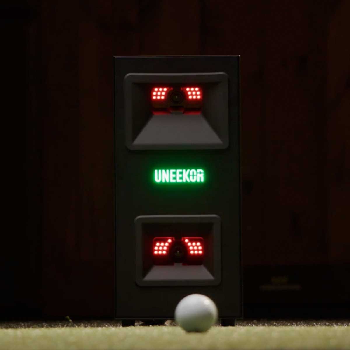 Uneekor EYE MINI LITE with PlayBetter SimStudio™ ESSENTIALS Package | Golf Simulator Studio with Impact Screen, Enclosure, Hitting Mat, & Projector