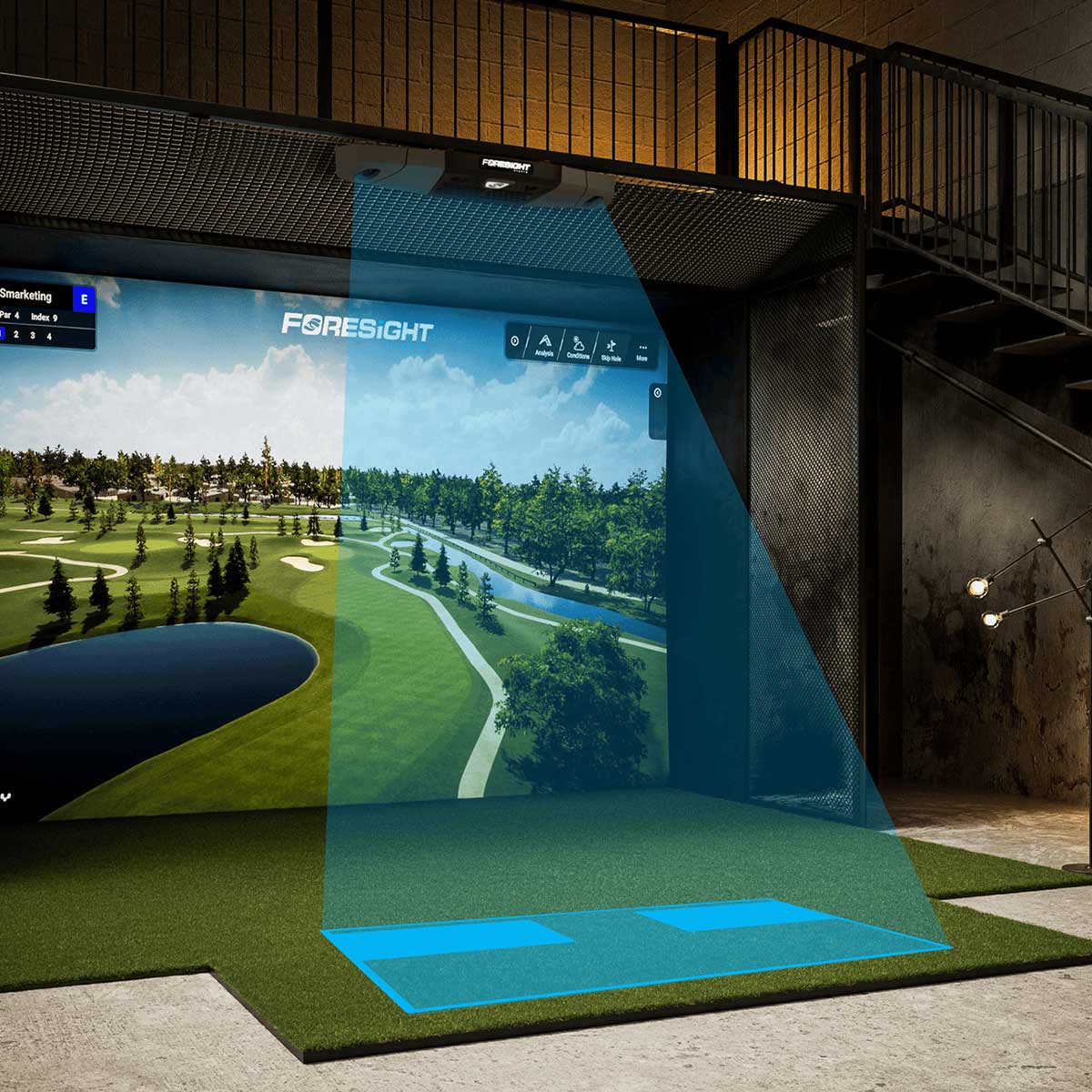 Foresight Falcon Golf Overhead Launch Monitor (Certified Pre-Owned)