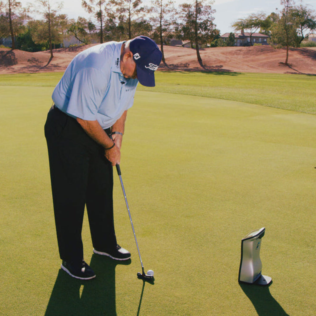 Foresight GCQuad SportScreen Vanish LITE Hybrid-Retractable Golf Studio Complete Package | Home Golf Simulator Studio with Impact Screen, Enclosure, Hitting Mat, Putting Turf & Projector