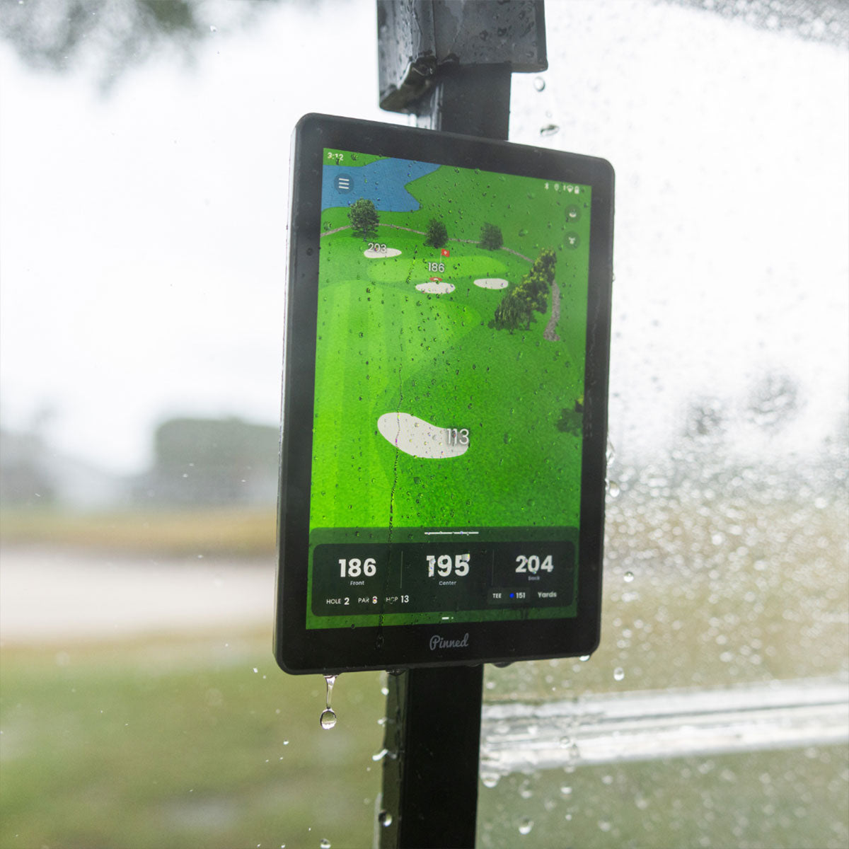 Pinned Golf The Caddie Portable GPS Golf Tablet