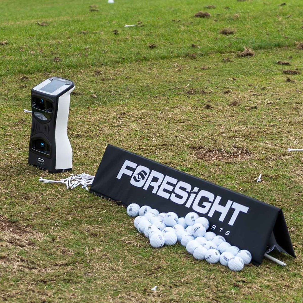 Foresight QuadMAX SportScreen Vanish Retractable Golf Studio Complete Package | Home Golf Simulator Studio with Impact Screen, Enclosure, Hitting Mat, Putting Turf & Projector