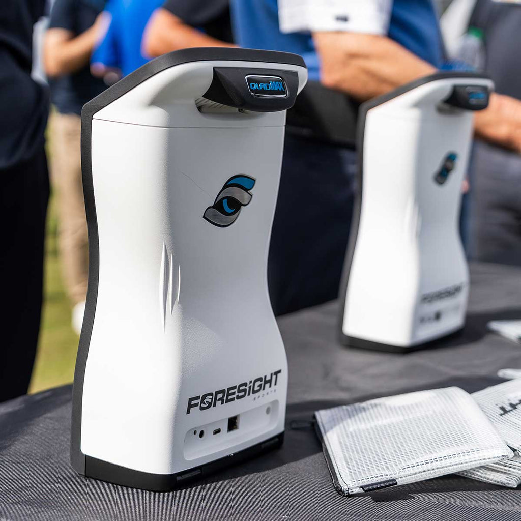 Foresight QuadMAX SportScreen Vanish Retractable Golf Studio Complete Package | Home Golf Simulator Studio with Impact Screen, Enclosure, Hitting Mat, Putting Turf & Projector