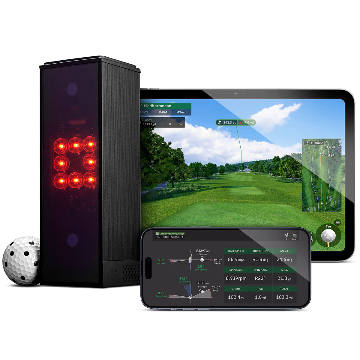 Square Golf with PlayBetter SimStudio™ BYO (Build Your Own) Package – Custom Home Golf Simulator Studio Builder with Impact Screen, Enclosure, Optional Mats, Projector & More