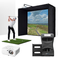 Foresight GCQuad with PlayBetter SimStudio™ BYO (Build Your Own) Package – Custom Home Golf Simulator Studio Builder with Impact Screen, Enclosure, Optional Mats, Projector & More