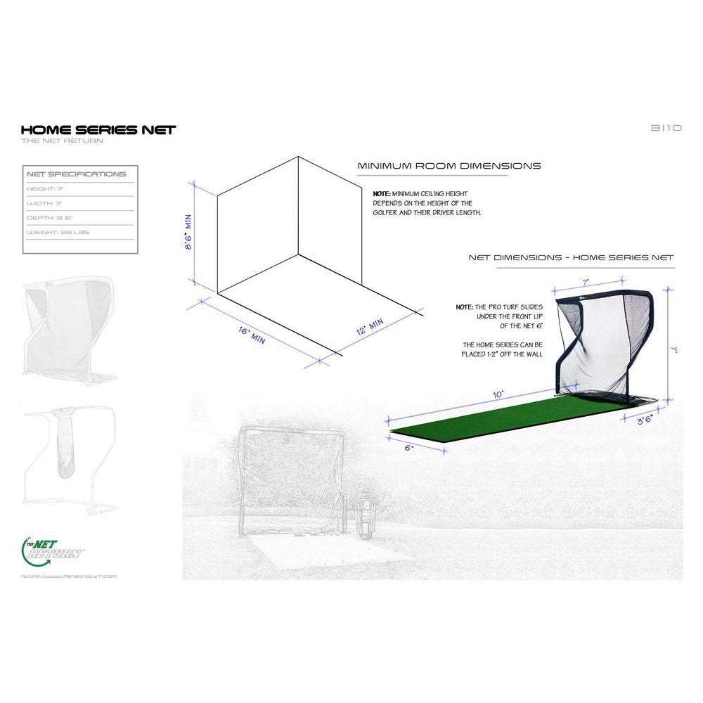 The Net Return Premium Golf Hitting Net