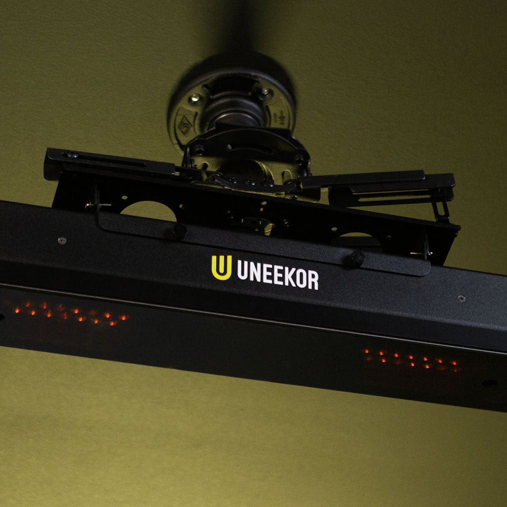 Uneekor EYE XR with PlayBetter SimStudio™ COMPLETE Package | Golf Simulator Studio with Impact Screen, Enclosure, Side Barriers, Hitting/Putting Mats & Projector