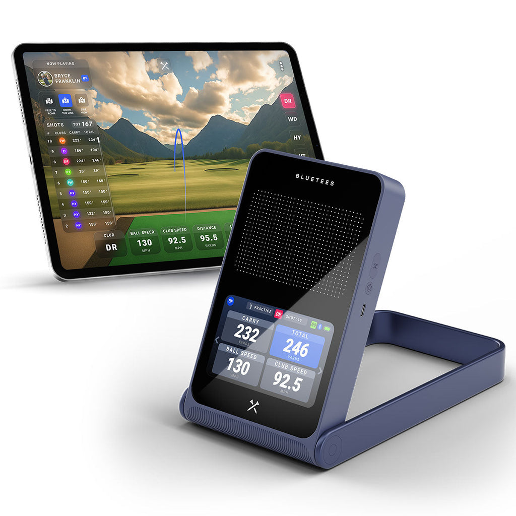 Blue Tees Golf Rainmaker Portable Golf Launch Monitor & Simulator
