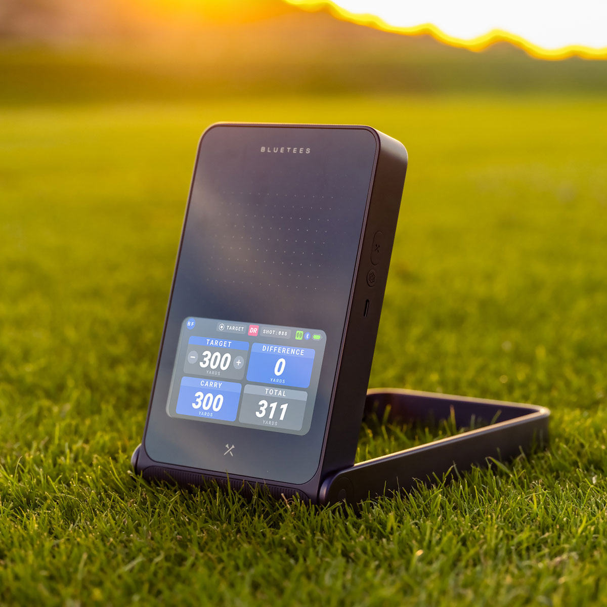 Blue Tees Golf Rainmaker SportScreen Vanish Retractable Golf Studio Complete Package | Home Golf Simulator Studio with Impact Screen, Enclosure, Hitting Mat, Putting Turf & Projector