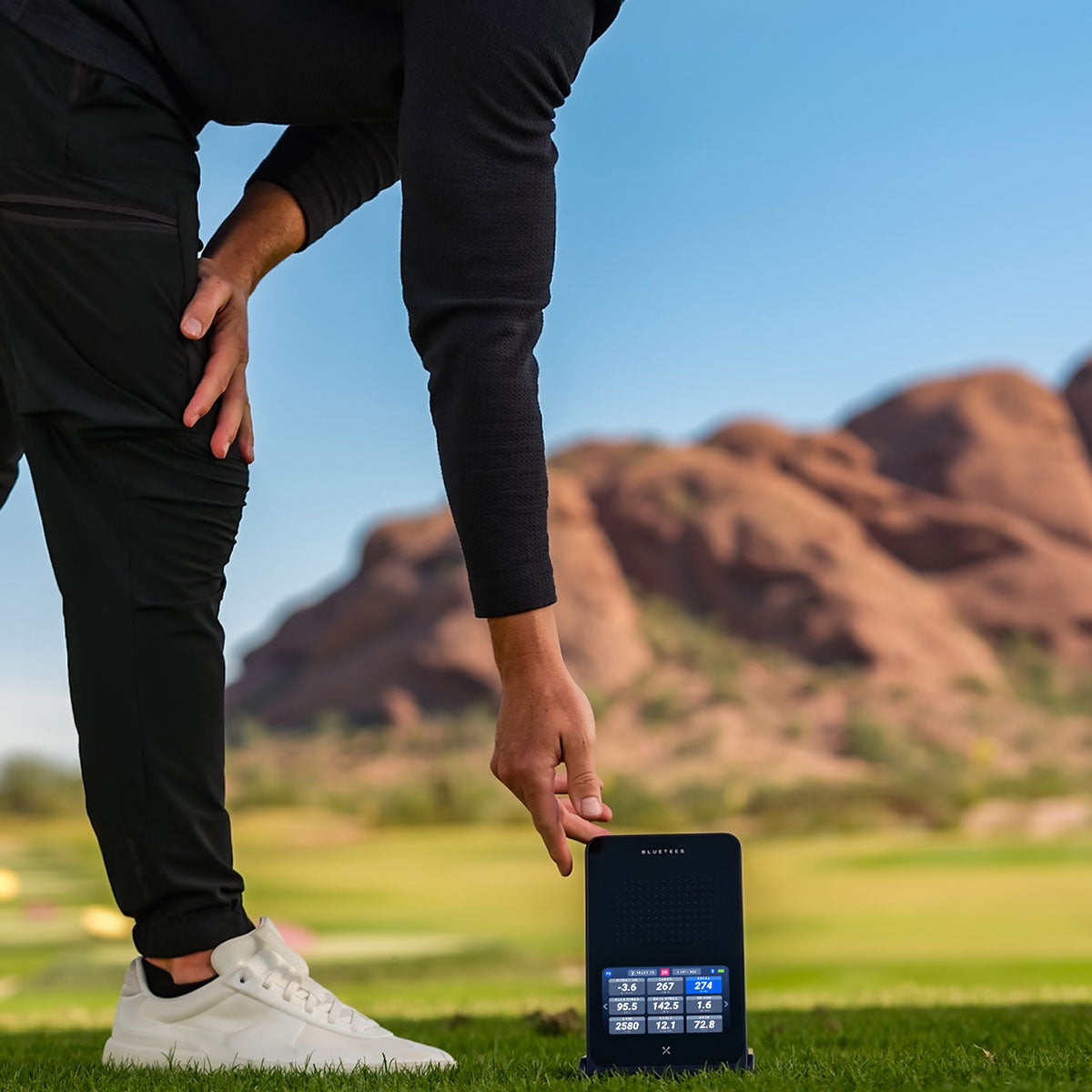 Blue Tees Golf Rainmaker Portable Golf Launch Monitor & Simulator