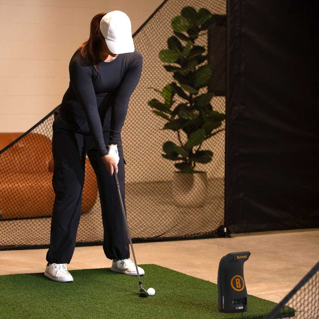 Bushnell LPi Circle B with PlayBetter SimStudio™ BYO (Build Your Own) Package – Custom Home Golf Simulator Studio Builder with Impact Screen, Enclosure, Optional Mats, Projector & More