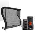 Bushnell LPi Circle B Personal Launch Monitor & Simulator Home Net Studio with The Net Return Premium Hitting Net Package