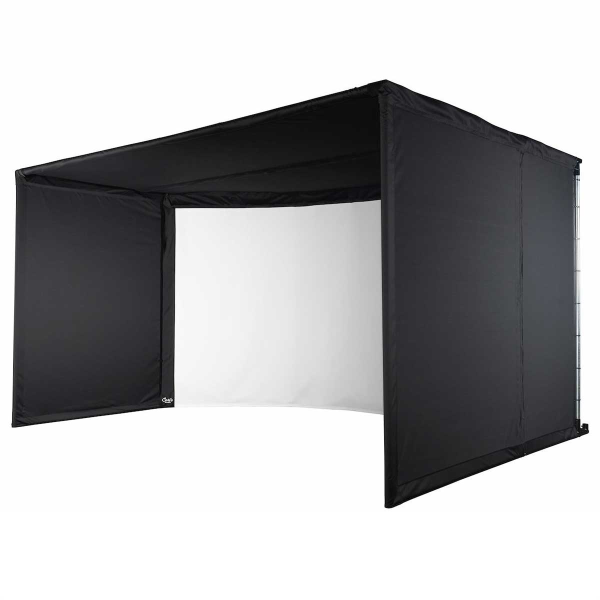 ProTee VX with PlayBetter SimStudio™ OVERHEAD Premium Home Golf Studio Package with Carl's Place Curved Enclosure