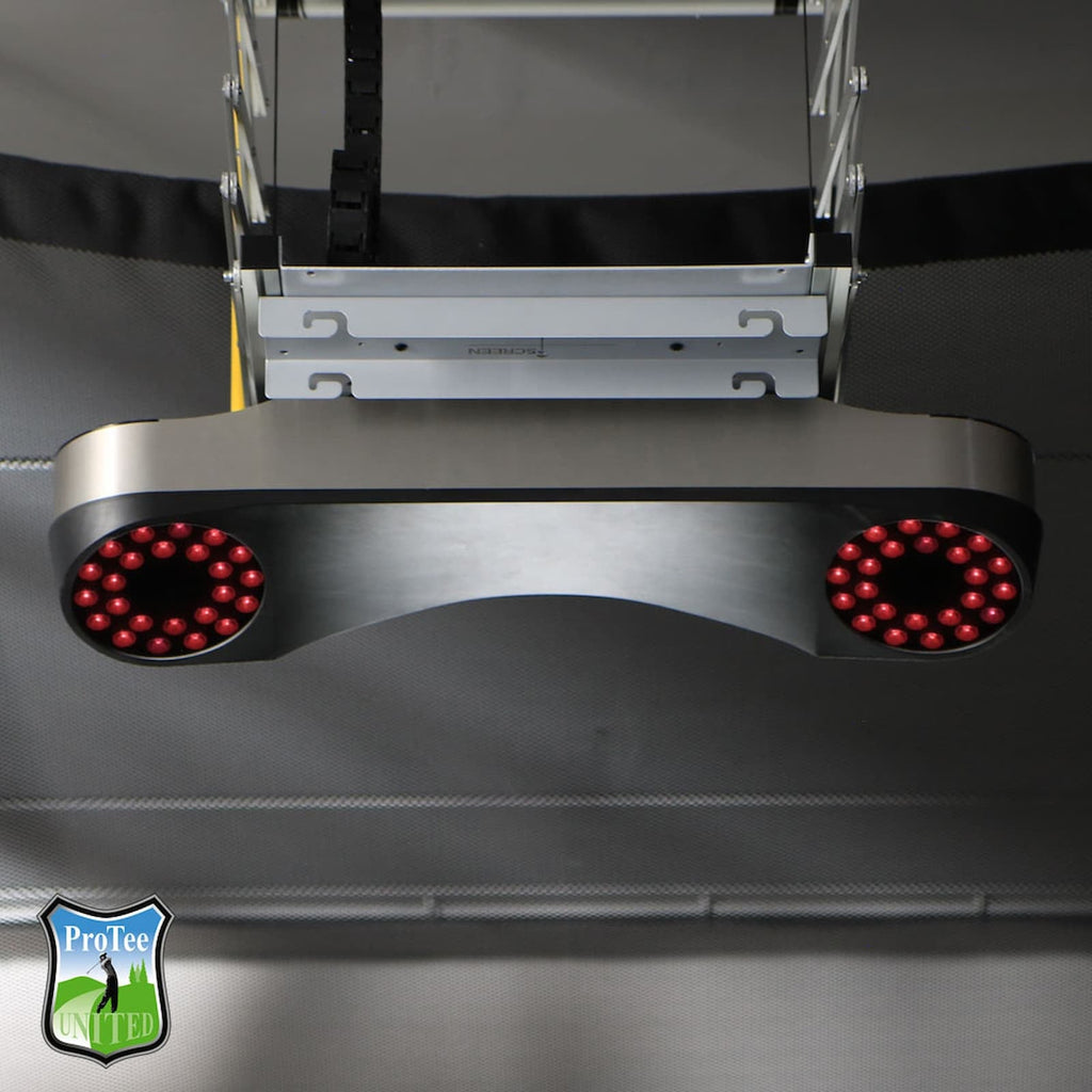 ProTee VX with PlayBetter SimStudio™ ESSENTIALS Package | Golf Simulator Studio with Impact Screen, Enclosure, Hitting Mat, & Projector
