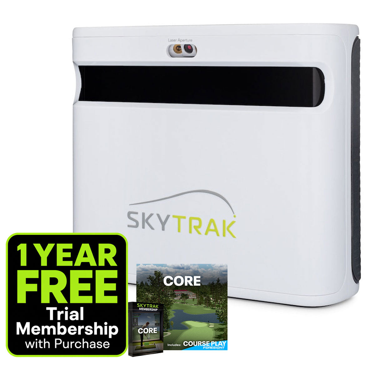 SkyTrak+ with PlayBetter SimStudio™ BYO (Build Your Own) Package – Custom Home Golf Simulator Studio Builder with Impact Screen, Enclosure, Optional Mats, Projector & 1-Year FREE Foresight Course Play