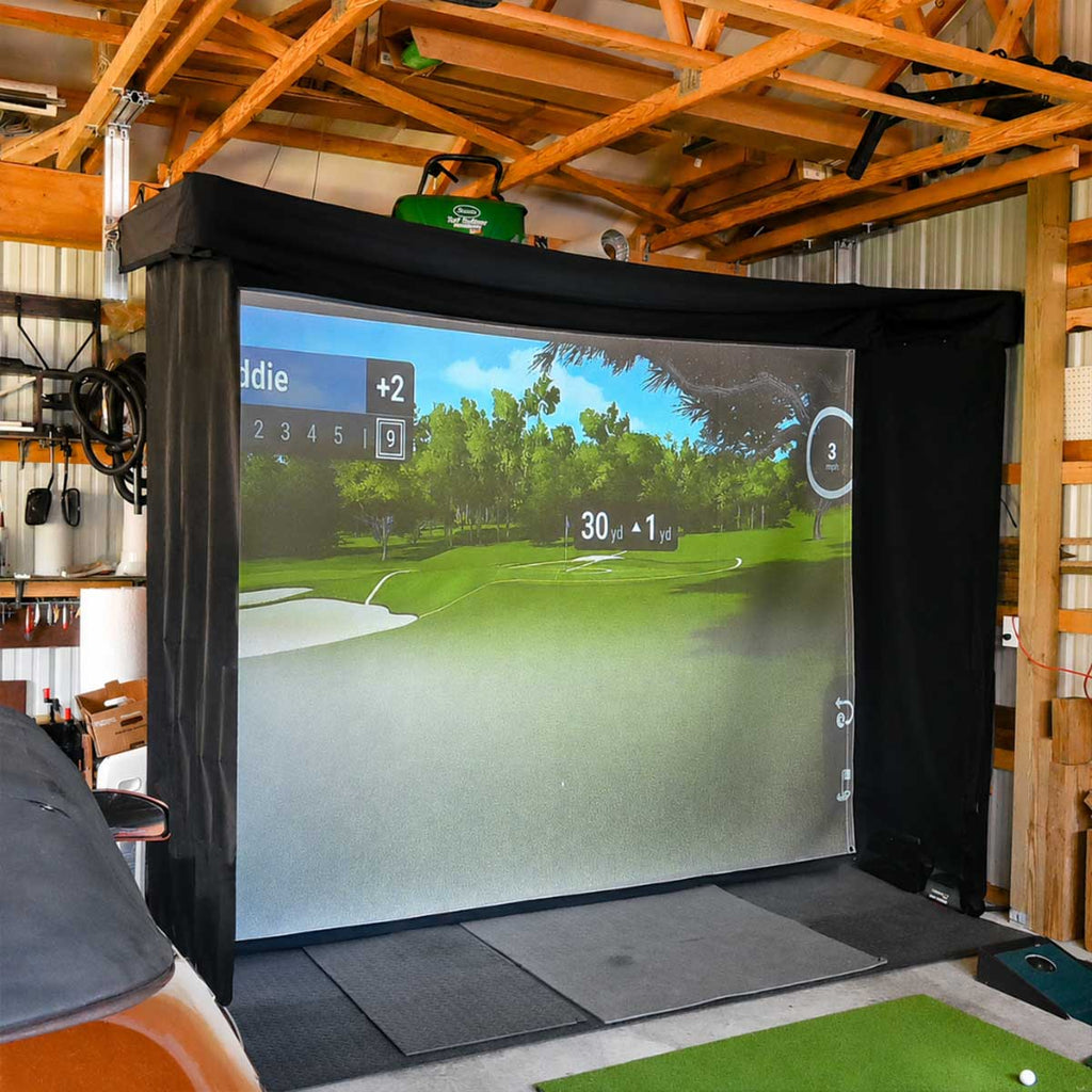 SportScreen Vanish LITE Hybrid-Retractable Golf Studio Enclosure