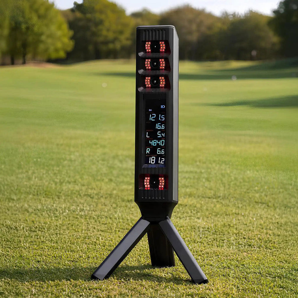 Square Golf Omni Golf Launch Monitor Home Net Studio with The Net Return Premium Hitting Net Package
